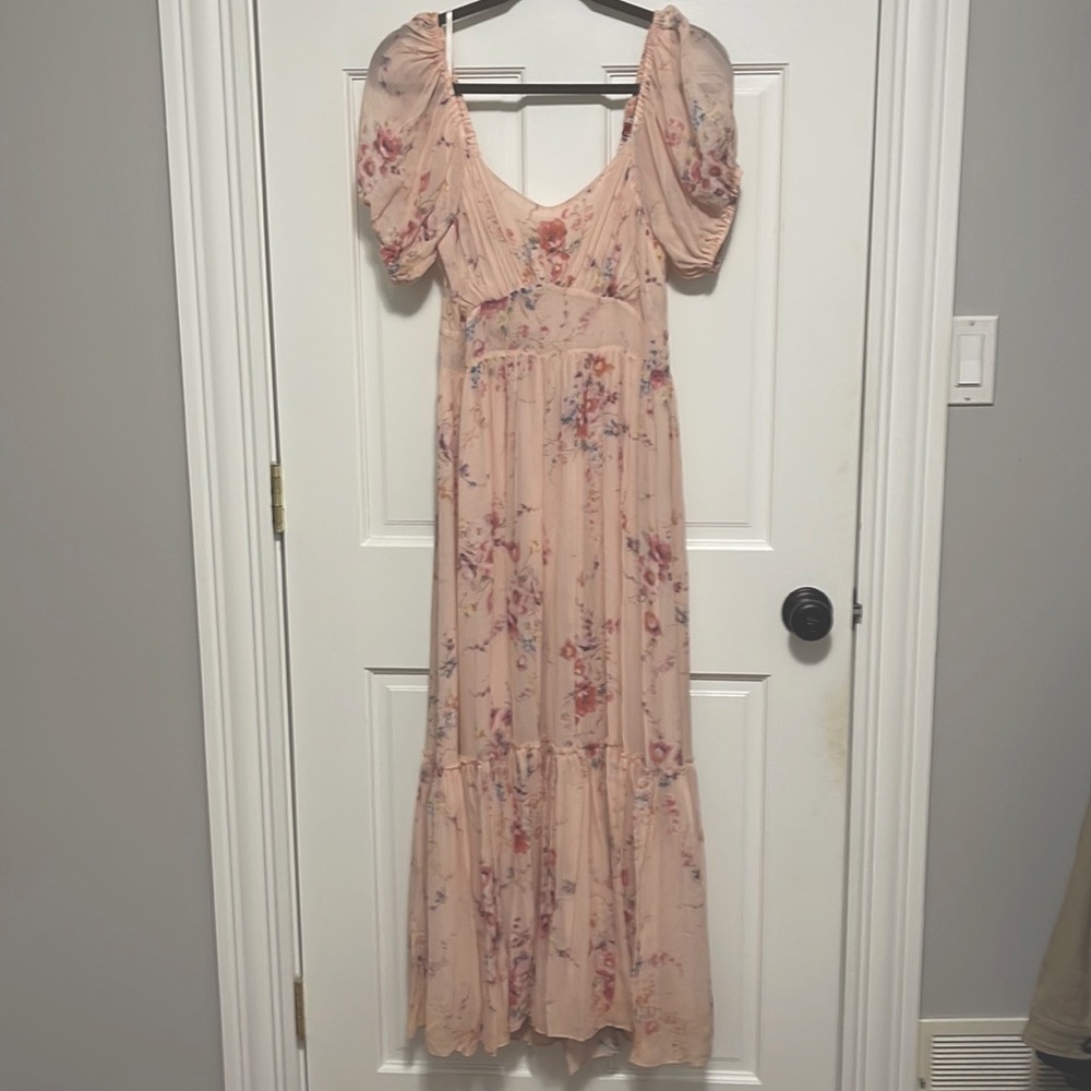 LoveShackFancy Angie dress in pink